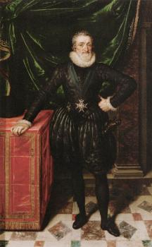 弗蘭斯 普佈斯 Henry IV, King of France in Black Dress 弗蘭斯 普佈斯 Henry IV, King of France in Black Dress